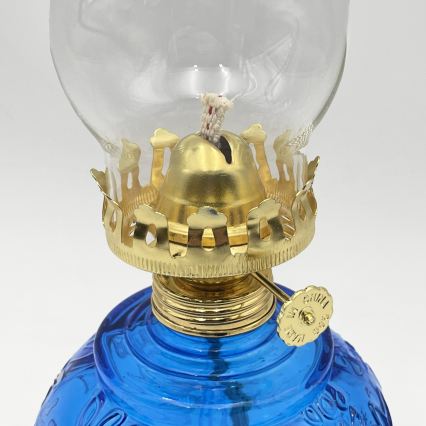 Brilagi - Lampe à pétrole MERLIN bleue