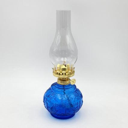 Brilagi - Lampe à pétrole MERLIN bleue