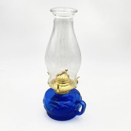 BRILAGI - Lampe à pétrole MERLIN bleue
