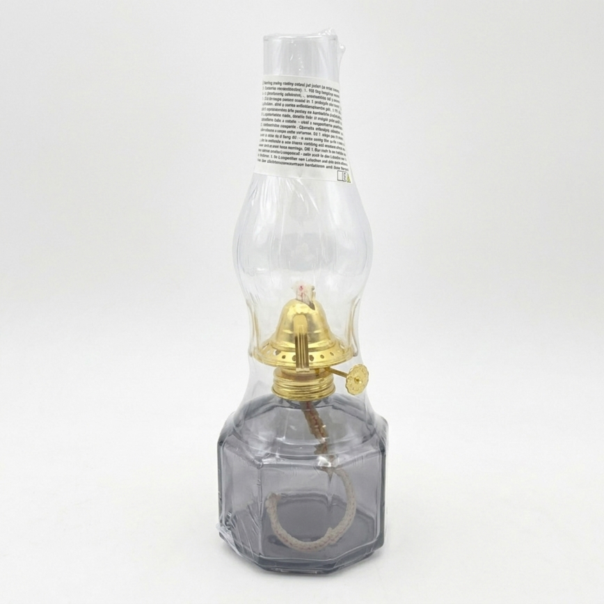 Brilagi - Lampe à pétrole MERLIN fumée/grise