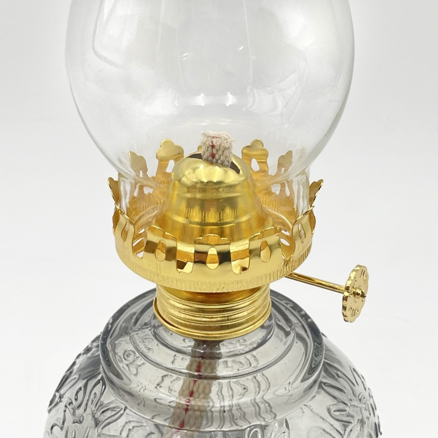 Brilagi - Lampe à pétrole MERLIN fumée/grise