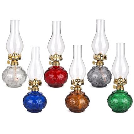Brilagi - Lampe à pétrole MERLIN fumée/grise
