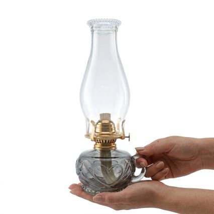 Brilagi - Lampe à pétrole MERLIN fumée/grise