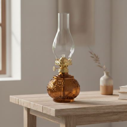 Brilagi - Lampe à pétrole MERLIN orange