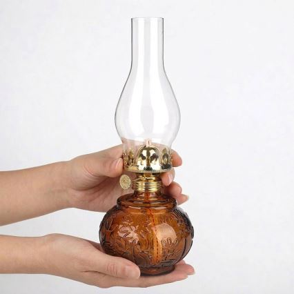 Brilagi - Lampe à pétrole MERLIN orange