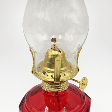 Brilagi - Lampe à pétrole MERLIN rouge