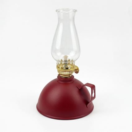 Brilagi - Lampe à pétrole MERLIN rouge
