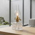 Brilagi - Lampe à pétrole MERLIN transparente/dorée