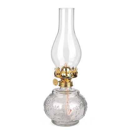 Brilagi - Lampe à pétrole MERLIN transparente