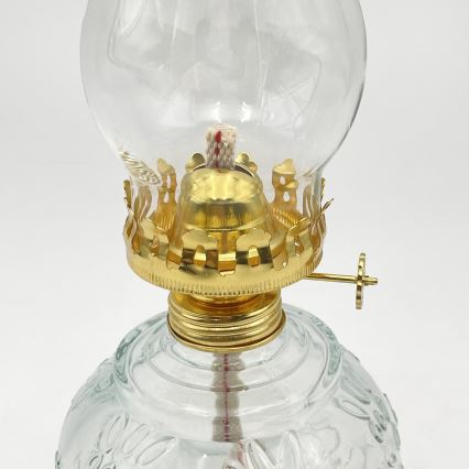 Brilagi - Lampe à pétrole MERLIN transparente