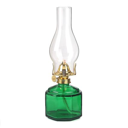 Brilagi - Lampe à pétrole MERLIN verte