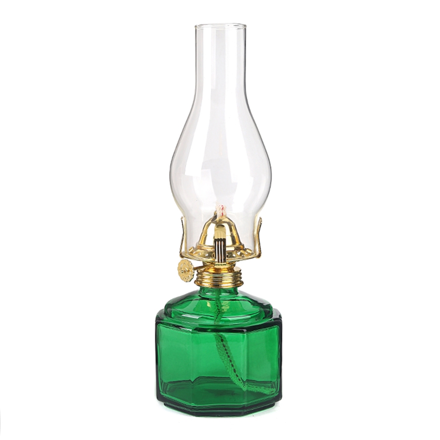 Brilagi - Lampe à pétrole MERLIN verte