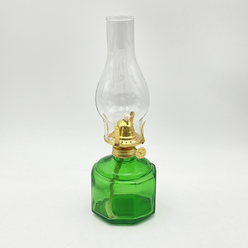Brilagi - Lampe à pétrole MERLIN verte