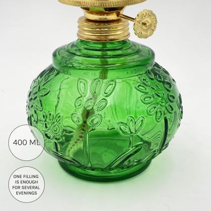 Brilagi - Lampe à pétrole MERLIN verte