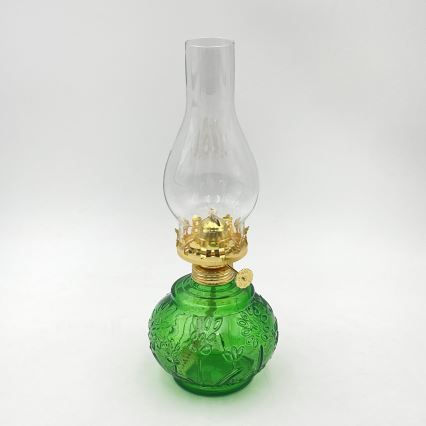 Brilagi - Lampe à pétrole MERLIN verte