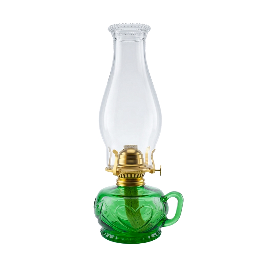 BRILAGI - Lampe à pétrole MERLIN verte