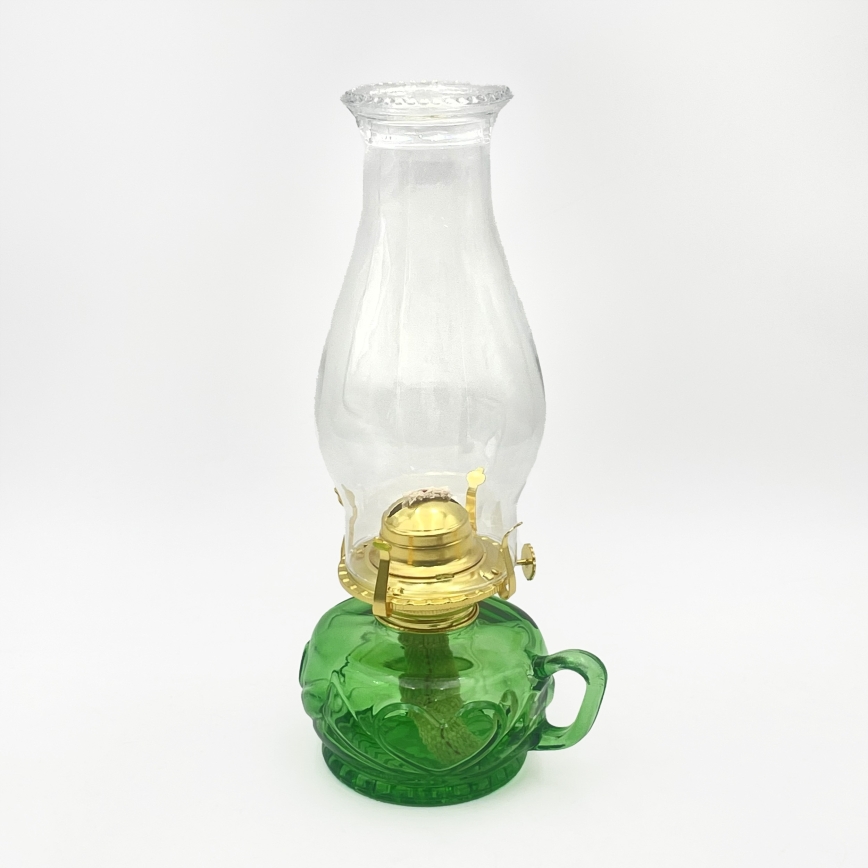 BRILAGI - Lampe à pétrole MERLIN verte