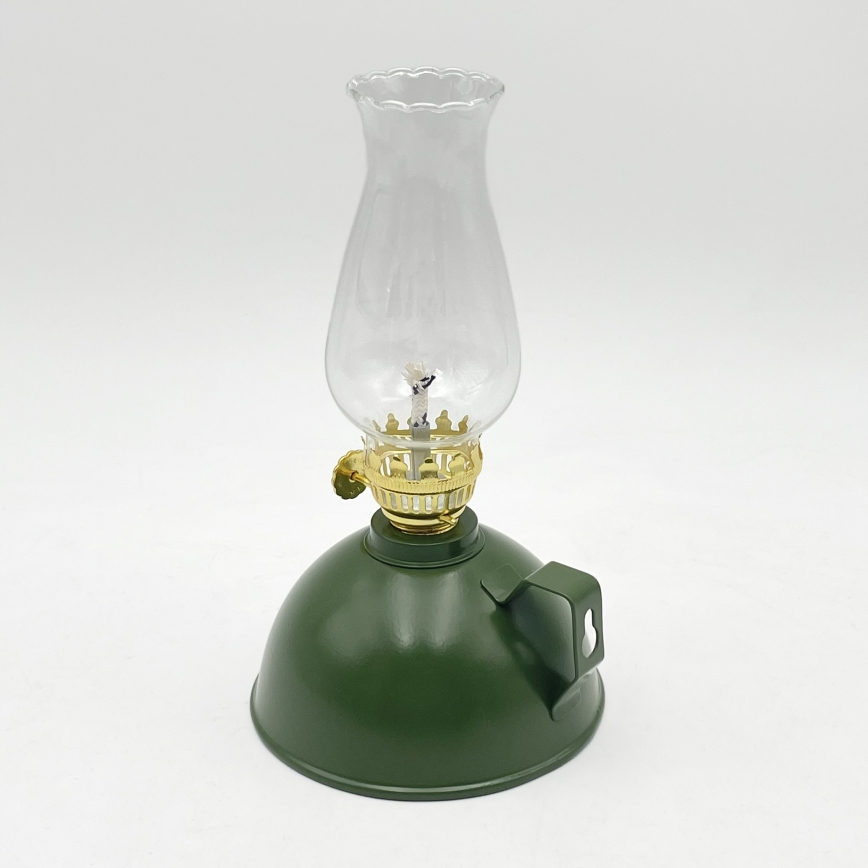 BRILAGI - Lampe à pétrole MERLIN verte
