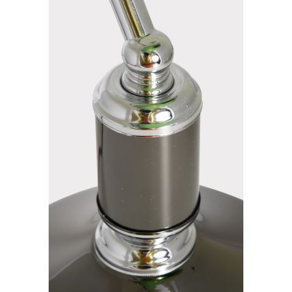 Brilagi - Lampe de bureau BANK OFFICE 1xE27/60W/230V noire/argentée/verte