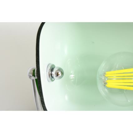 Brilagi - Lampe de bureau BANK OFFICE 1xE27/60W/230V noire/argentée/verte
