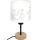 Brilagi - Lampe de bureau pour enfant BOBO WOOD 1xE27/25W/230V chêne/noir/blanc/licornes