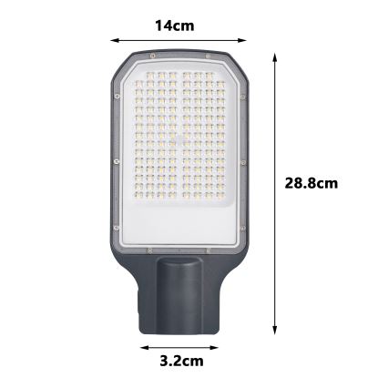 Brilagi - Lampe de rue extérieure URBANLIGHT LED/50W/230V anthracite IP65