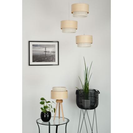 Brilagi - Lampe de table ARIZONA BOHO 1xE27/15W/230V beige