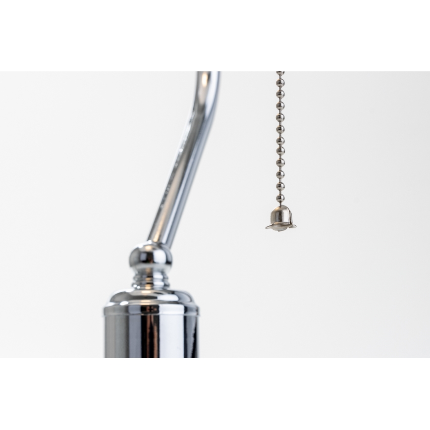 Brilagi - Lampe de table BANK OFFICE 1xE27/60W/230V chrome brillant/blanc