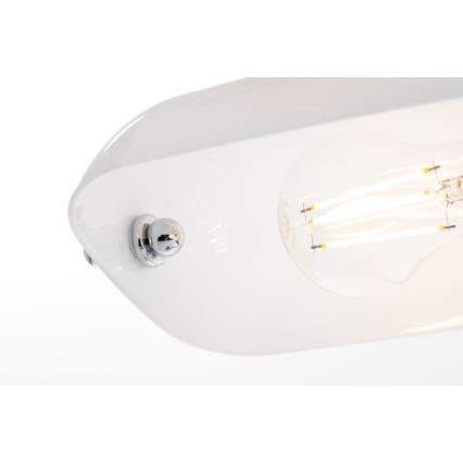 Brilagi - Lampe de table BANK OFFICE 1xE27/60W/230V chrome brillant/blanc