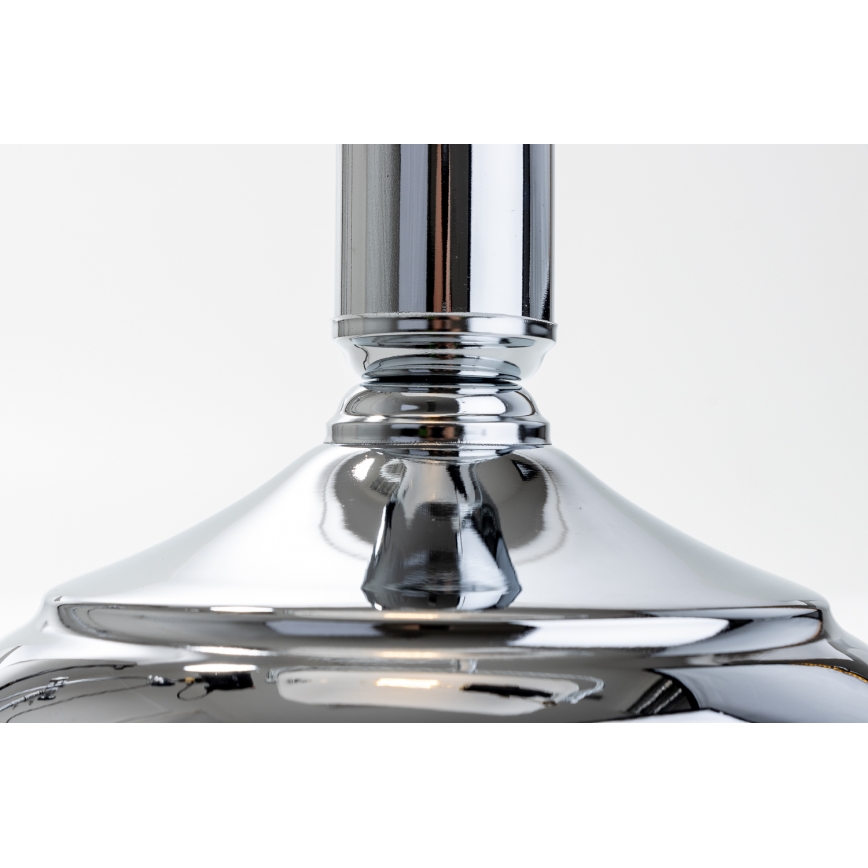 Brilagi - Lampe de table BANK OFFICE 1xE27/60W/230V chrome brillant/blanc