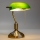 Brilagi - Lampe de table BANK OFFICE 1xE27/60W/230V laiton/vert