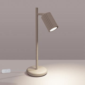 Brilagi - Lampe de table CRESTO 1xGU10/10W/230V taupe