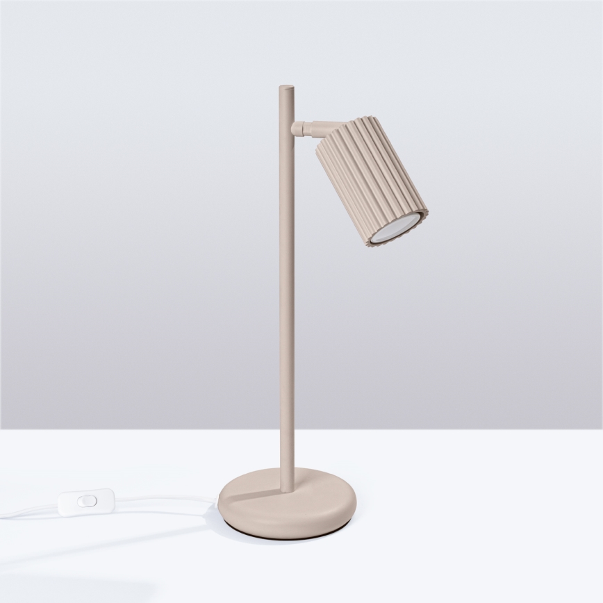 Brilagi - Lampe de table CRESTO 1xGU10/10W/230V taupe