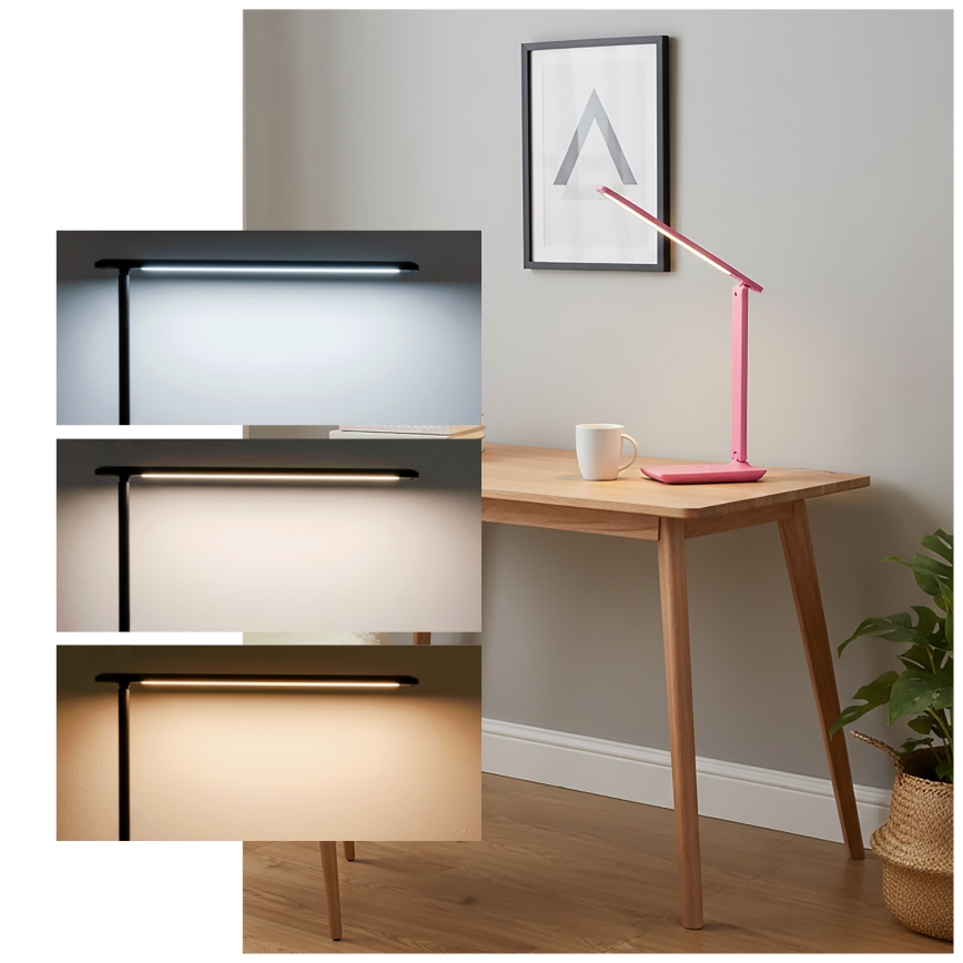 Brilagi - Lampe de table LED dimmable MODO LED/7W/230V 3000/4000/6500K rose