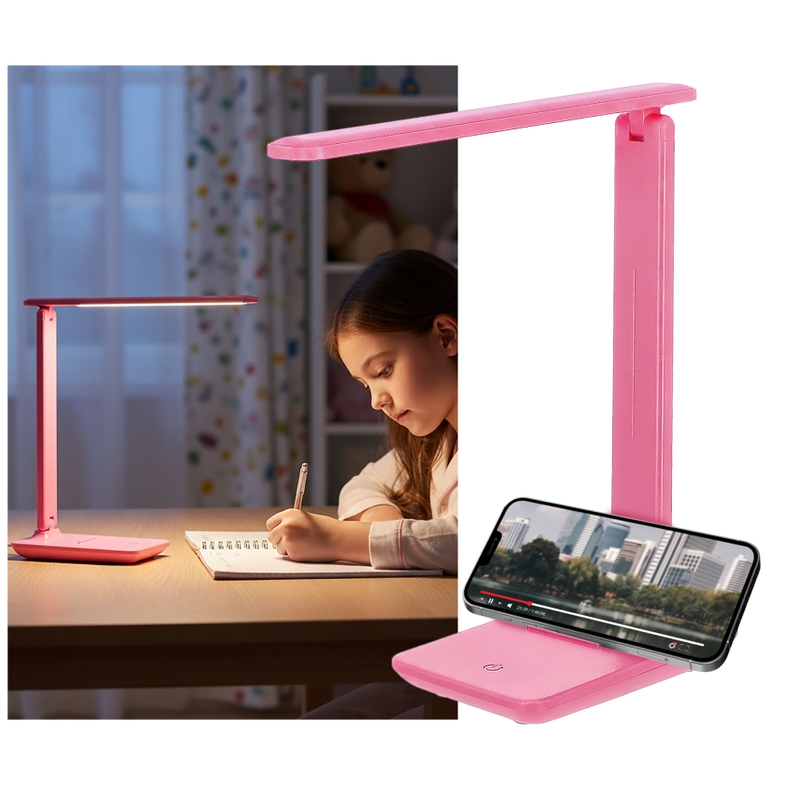 Brilagi - Lampe de table LED dimmable MODO LED/7W/230V 3000/4000/6500K rose