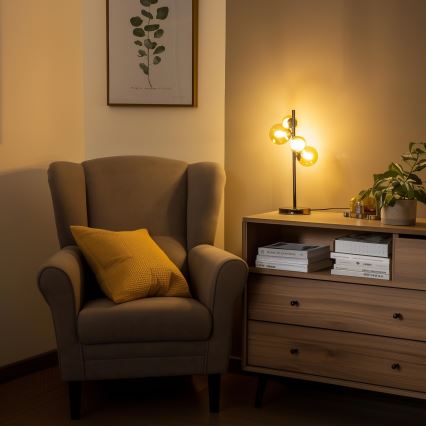 Brilagi - Lampe de table LED MILLA 4xG9/3W/230V chrome brillant/doré