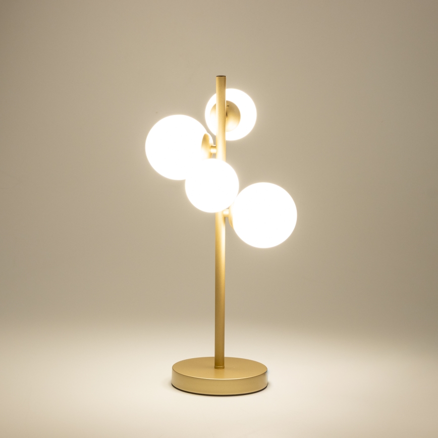 Brilagi - Lampe de table LED MILLA 4xG9/3W/230V doré/blanc