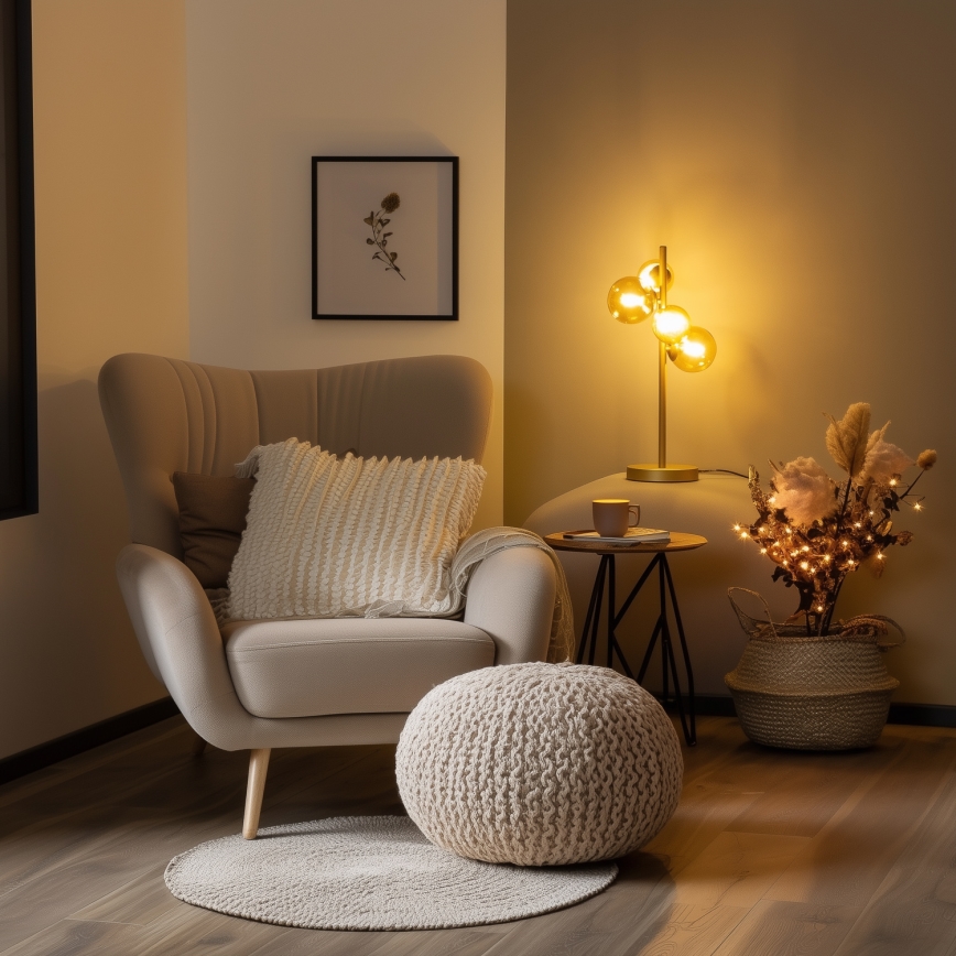 Brilagi - Lampe de table LED MILLA 4xG9/3W/230V doré