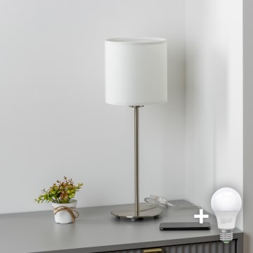 Brilagi - Lampe de table LED NUBILA 1xE27/60W/230V blanche
