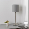 Brilagi - Lampe de table LED NUBILA 1xE27/60W/230V gris clair