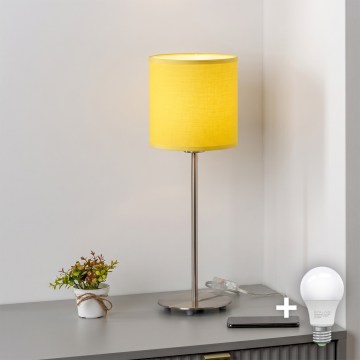 Brilagi - Lampe de table LED NUBILA 1xE27/60W/230V jaune
