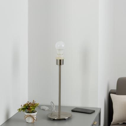 Brilagi - Lampe de table LED NUBILA 1xE27/60W/230V marron clair