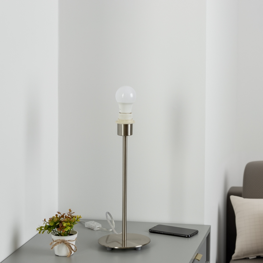 Brilagi - Lampe de table LED NUBILA 1xE27/60W/230V marron clair