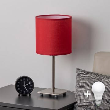 Brilagi - Lampe de table LED NUBILA 1xE27/60W/230V rouge