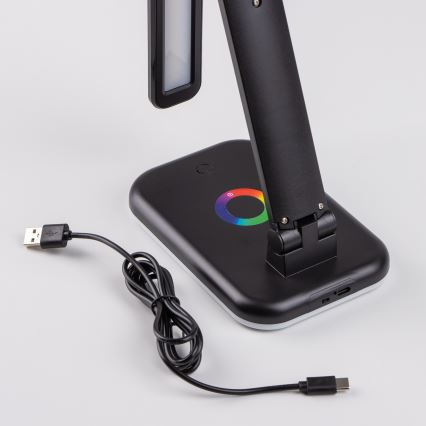 Brilagi - Lampe de table LED RGBW dimmable MODO LED/7W/5V 3000/4000/6500K noire