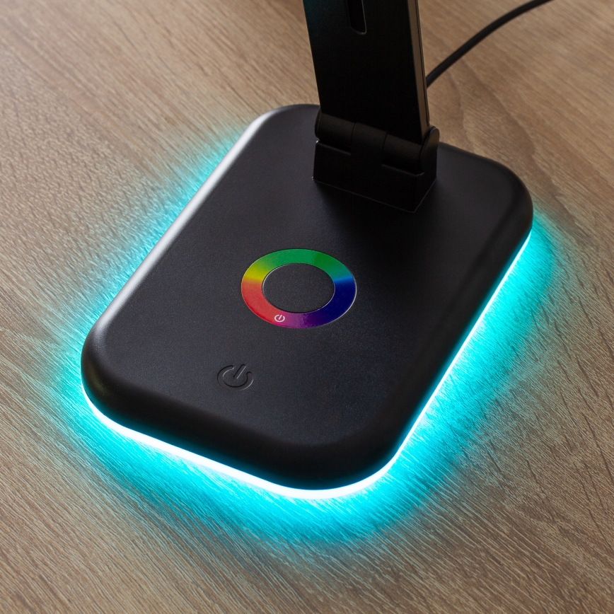 Brilagi - Lampe de table LED RGBW dimmable MODO LED/7W/5V 3000/4000/6500K noire