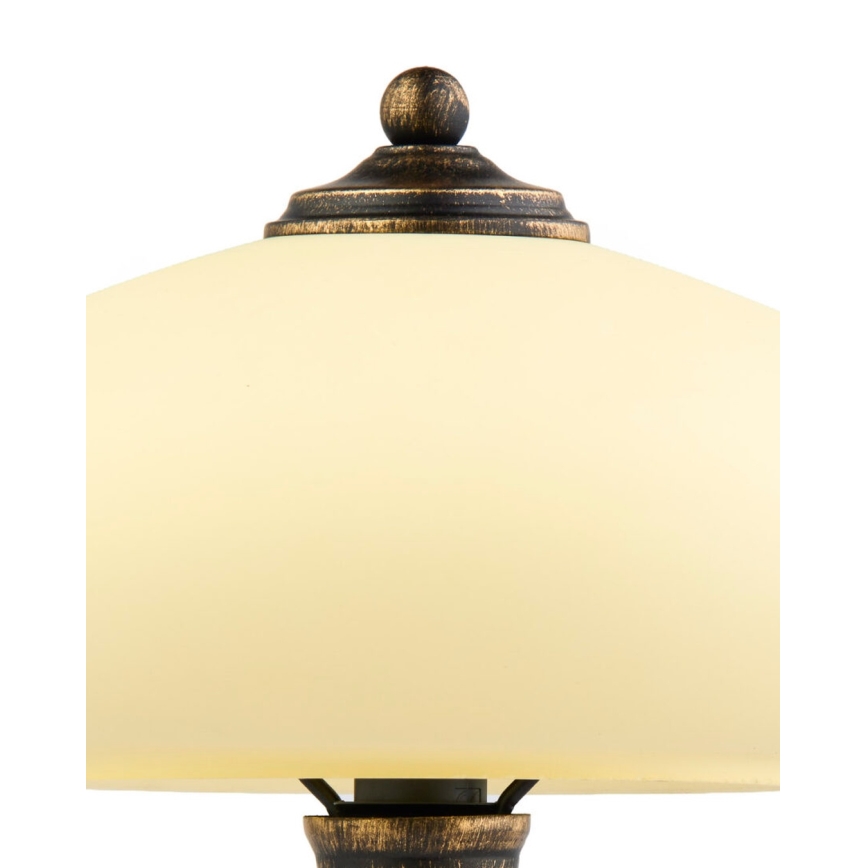 Brilagi - Lampe de table MOLLERO 1xE14/11W/230V bronze/patiné
