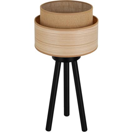 Brilagi - Lampe de table MONTANA BOHO 1xE27/15W/230V marron/noir