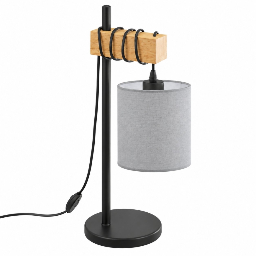 BRILAGI - Lampe de table NUBILA 1xE27/40W/230V marron/noir/gris clair