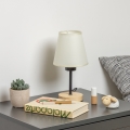 Brilagi - Lampe de table NUBILA WOOD 1xE27/25W/230V chêne/crème